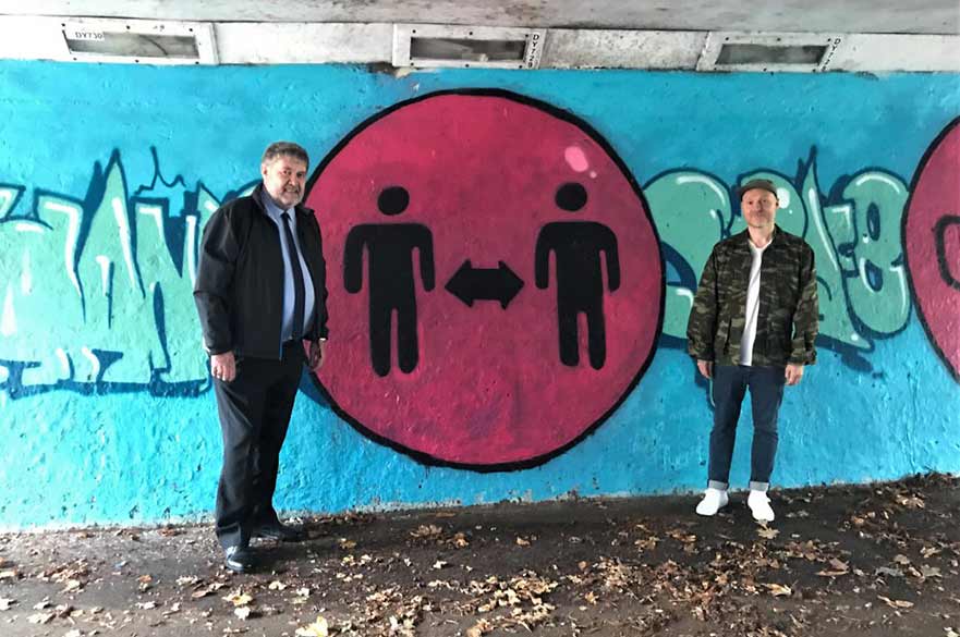 Graffiti Artists Create Murals To Promote Safe Behaviour During The Pandemic Derby City Council Graffiti Artists Create Murals To Promote Safe Behaviour During The Pandemic Derby City Council
