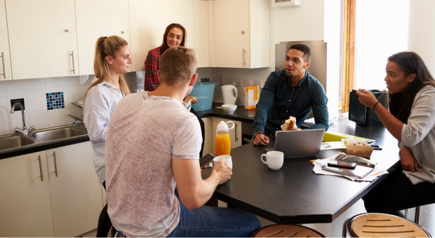 Students tackling waste and recycling