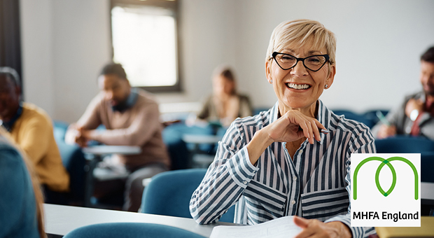mature lady learning