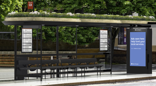 Bee bus shelter