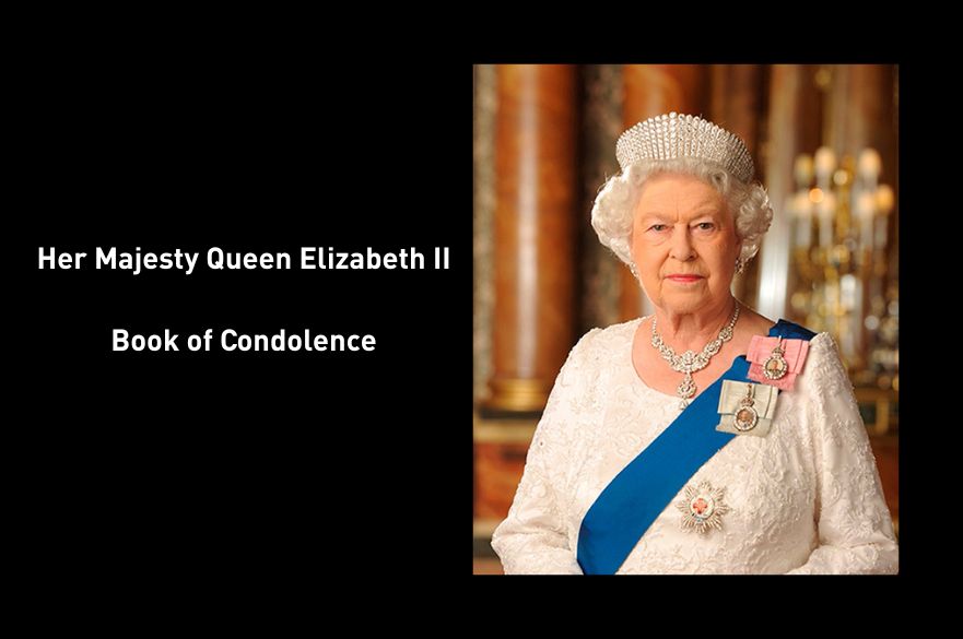 HM Queen Elizabeth II book of condolence