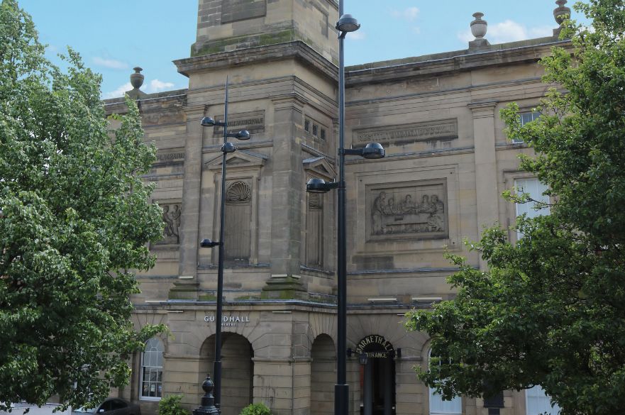 The Guildhall Theatre in Derby Market Place