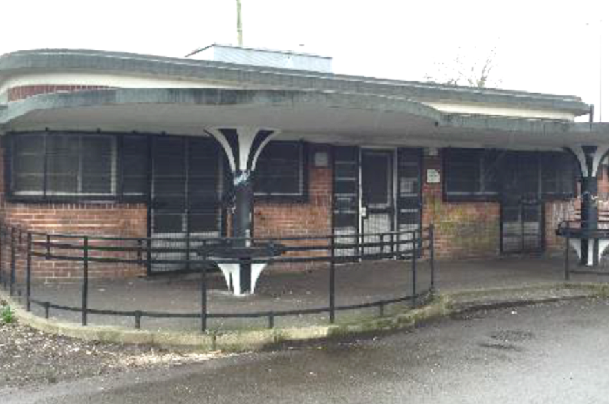 Community changing rooms building at Normanton Park