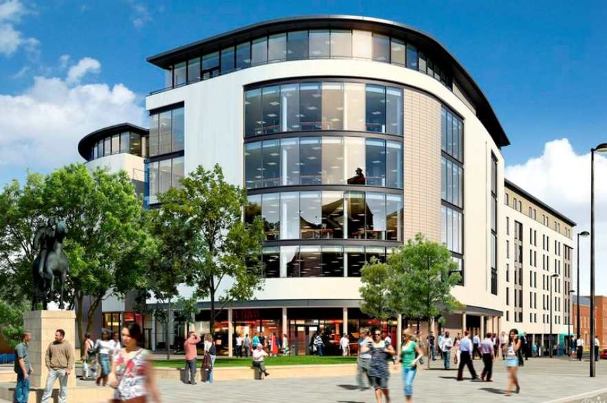 Artist impression of One Cathedral Green office development