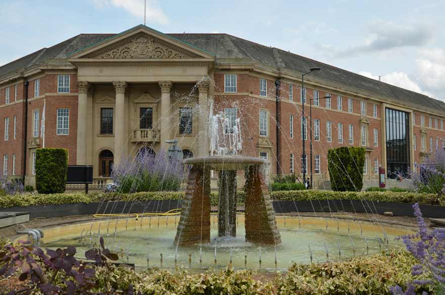 Fountain in front of Council House