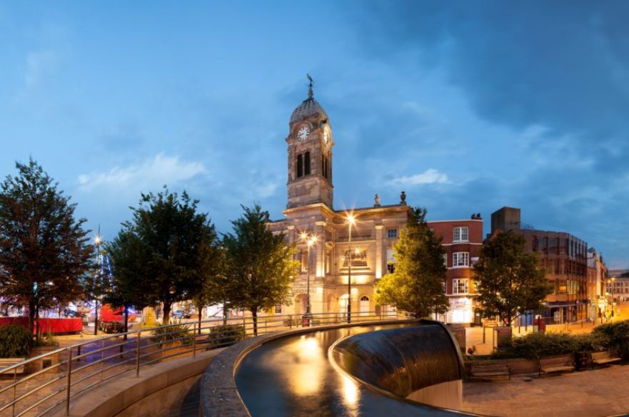 Guildhall at night