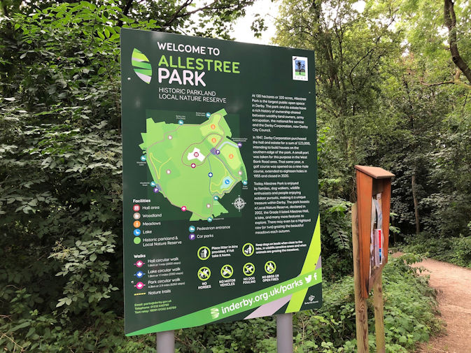 allestree park sign