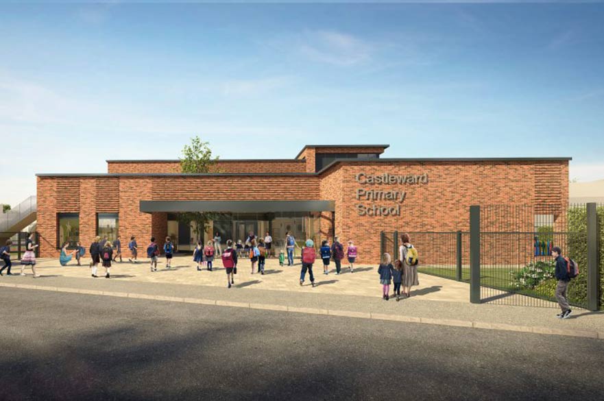 Artist impression Castleward Primary School