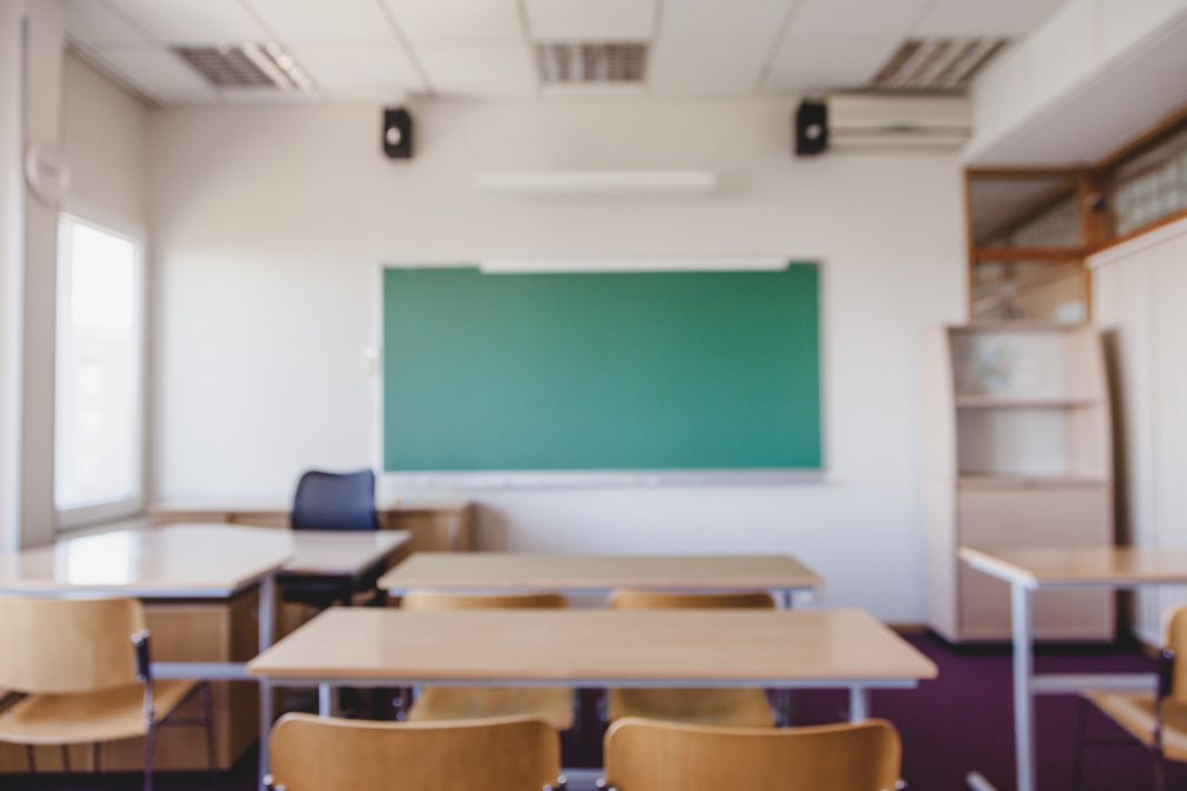 Empty classroom