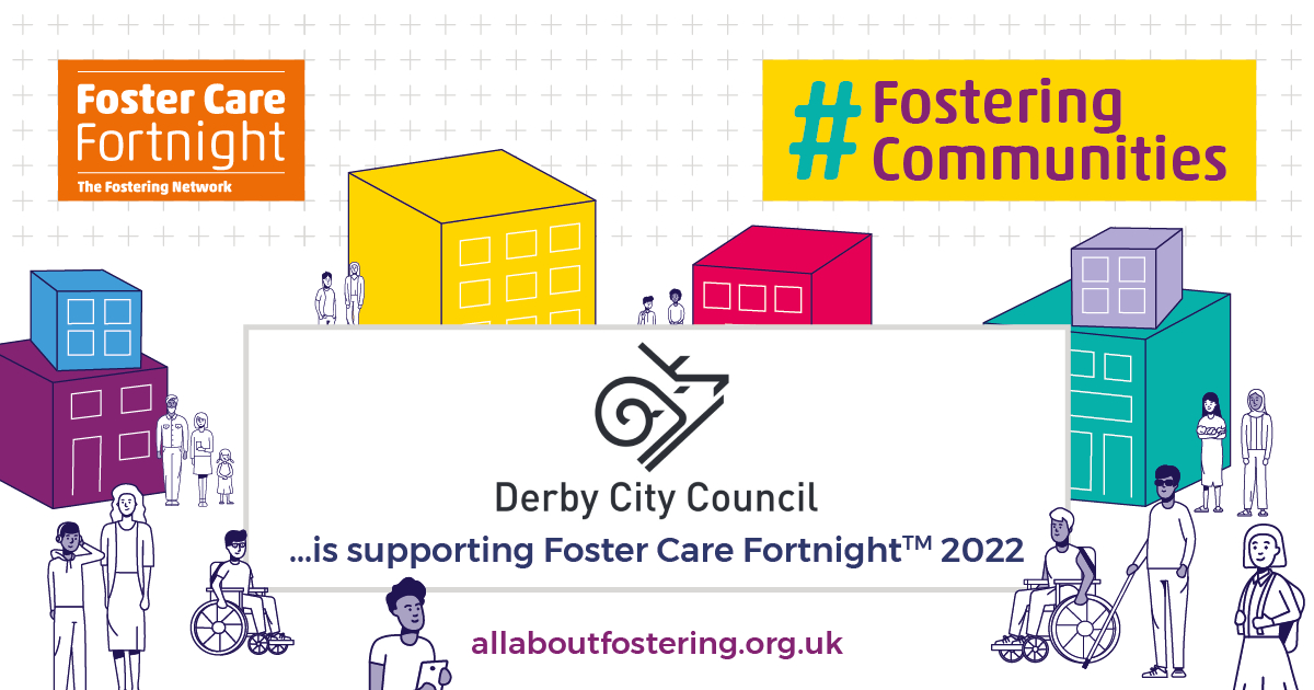 Foster care fortnight 2022 with DCC logo