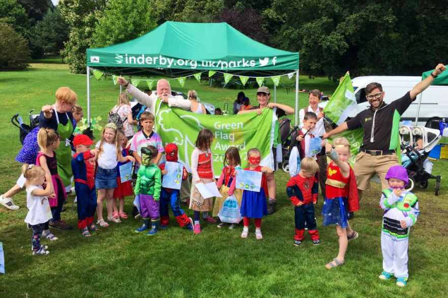 Children at Superhero Picnic