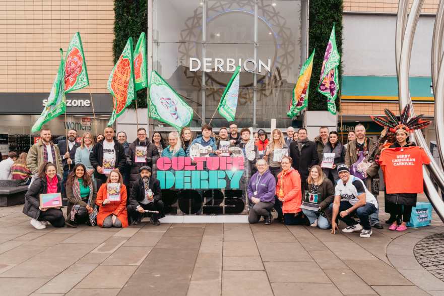 Photocall at The Spot to mark the bid submission