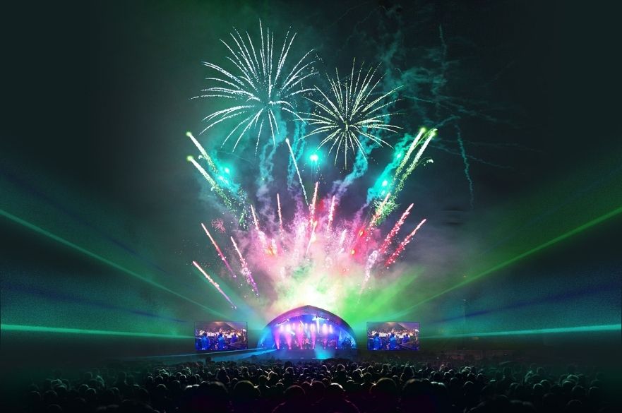 Hannells Darley Park Concert fireworks