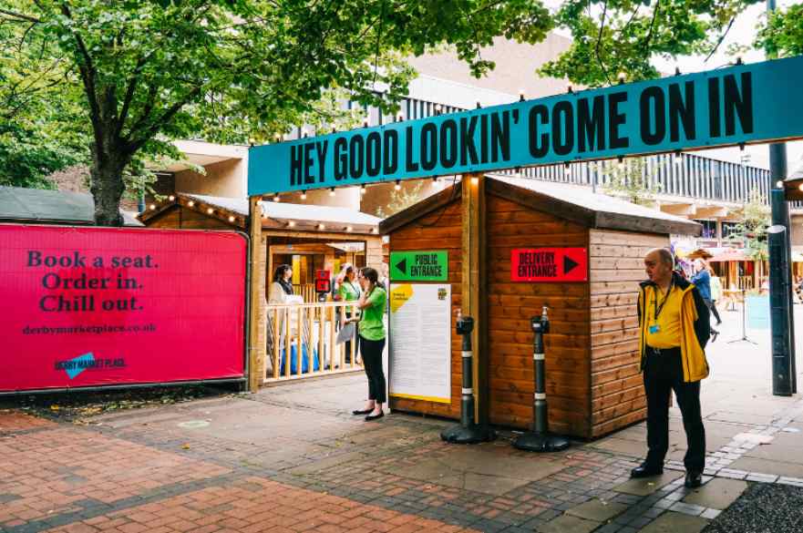 Entrance to Market Place food venue