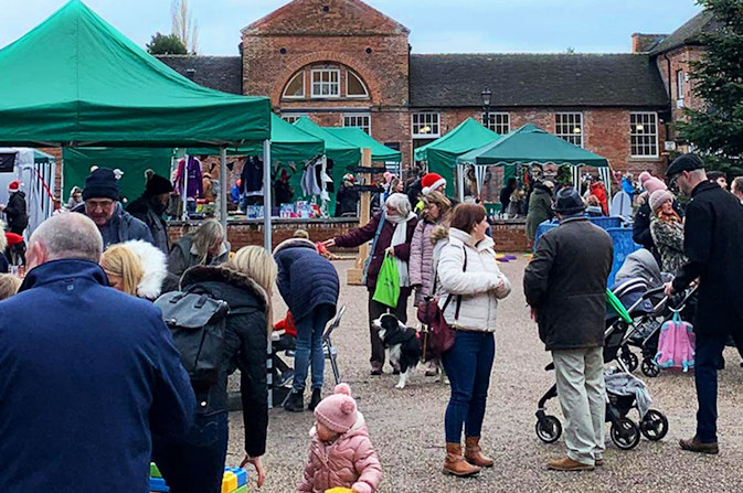 People attending the 2021 Family Festivities event