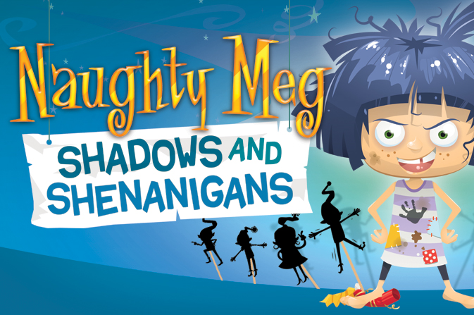 Naughty Meg Shadows and Shenanigans is a half-term puppet making workshop at Markeaton Park