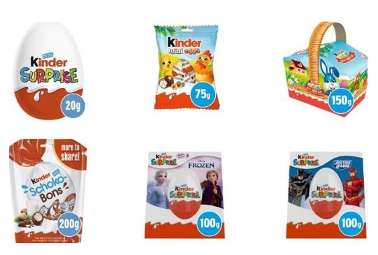 Kinder products