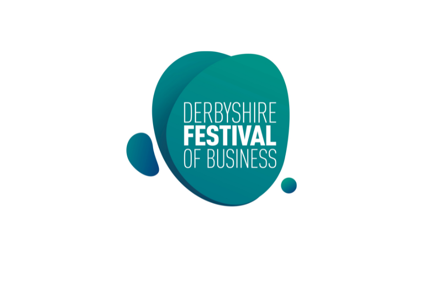 derbyshire festival of business logo