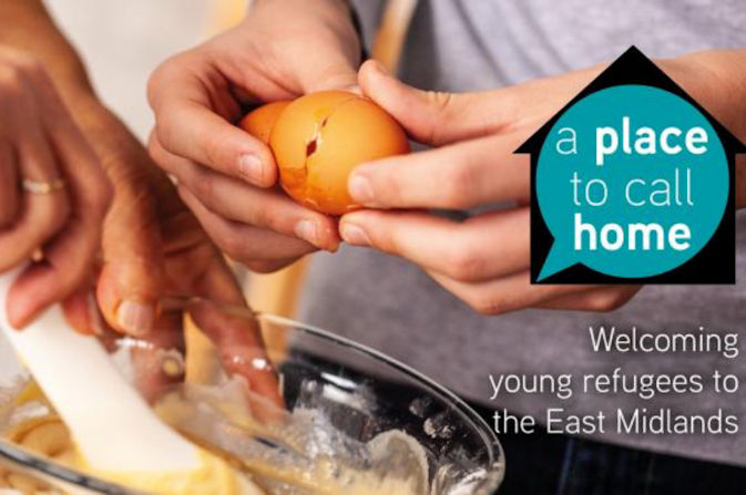 People cooking. A Place To Call Home. Welcoming young refugees to the East Midlands