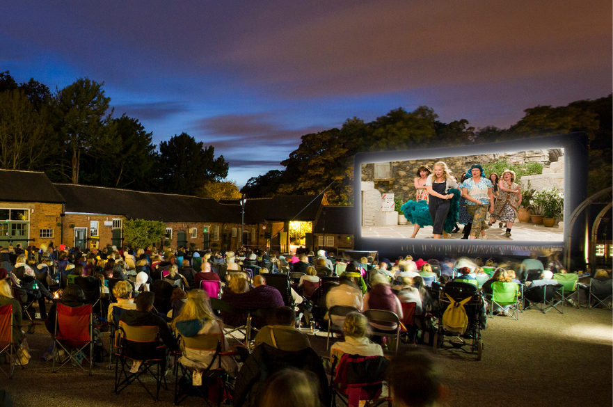 Image of outdoor cinema and theatre at Markeaton Park