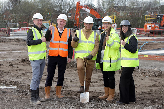 Groundbreaking at Goodsmoor Road