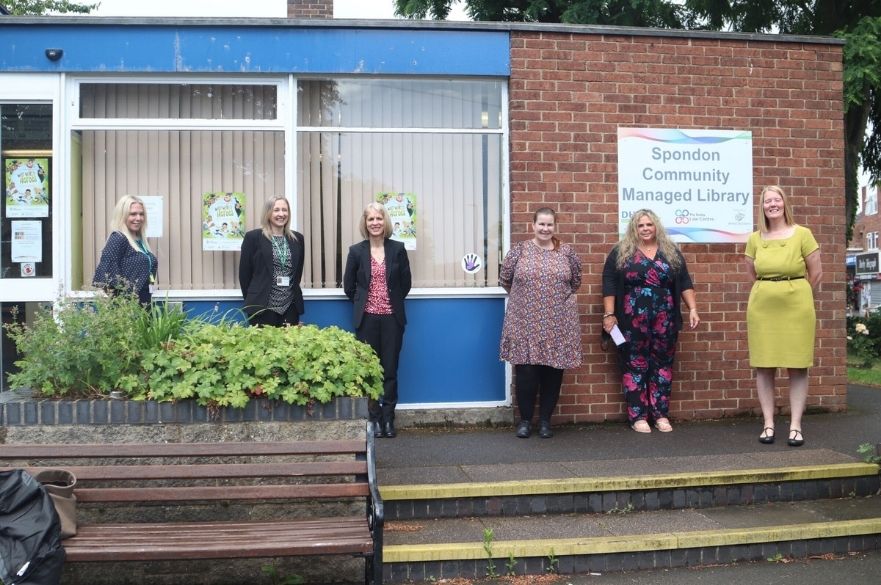 Stevie Wild, Suzanne Walker, Claire Davenport, Cllr Evonne Williams, Karla Cook, Tracey Harrison