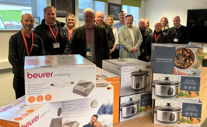 derby homes colleagues with slow cookers for cost of living crisis