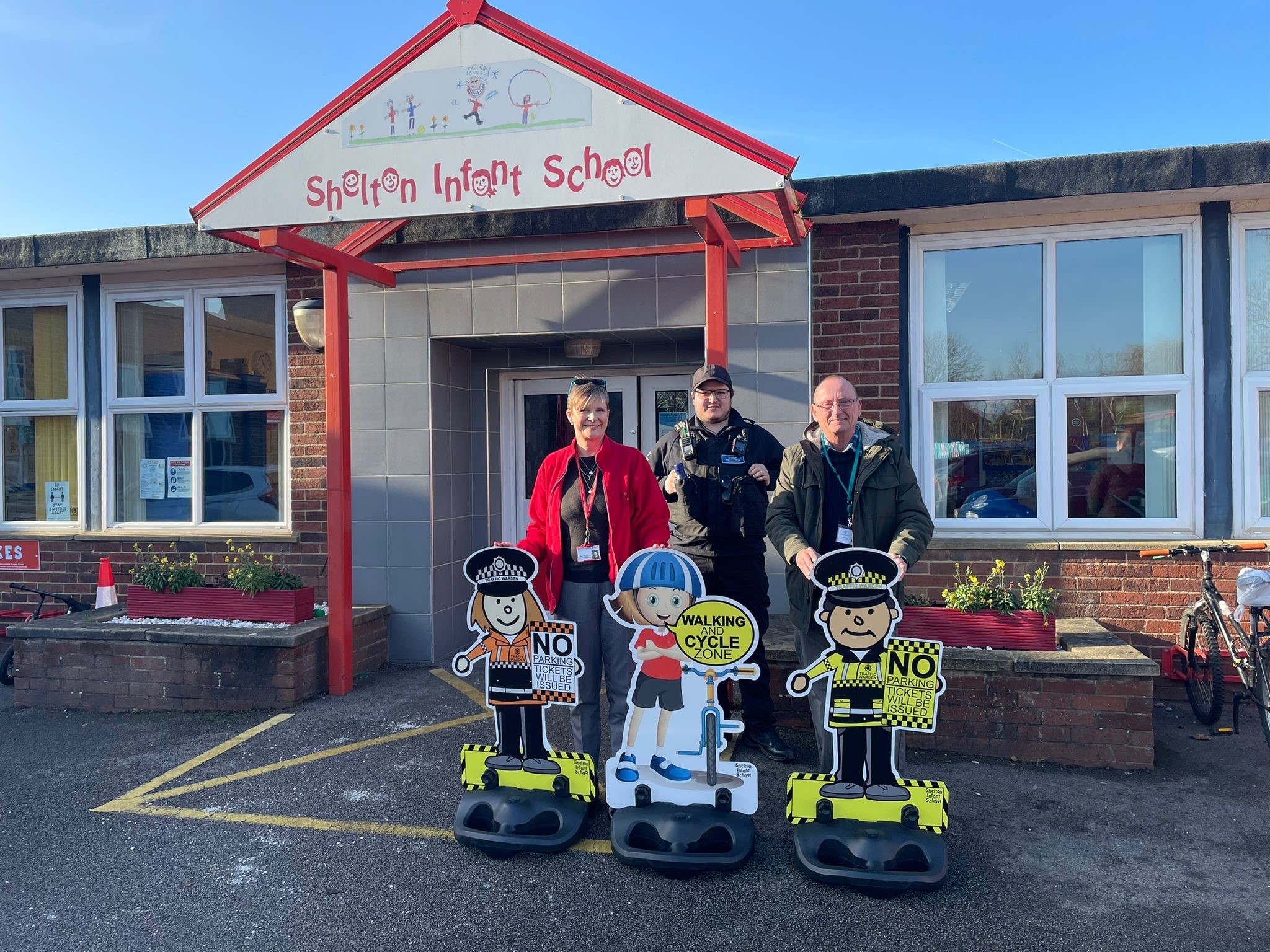 PPO officers at shelton schools to deliver parking buddies