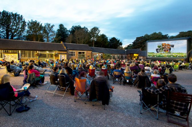 Outdoor cinema and theatre at markeaton park