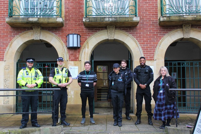 ppo officers outside of riverside chambers