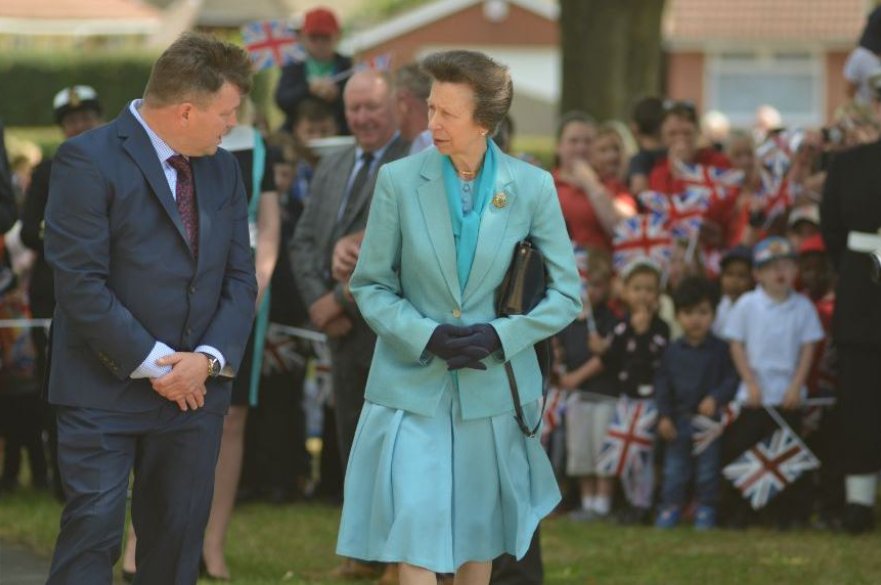 Princess Royal visiting Derby