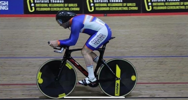 Chris Pyatt at the National Masters Track Championships 2022