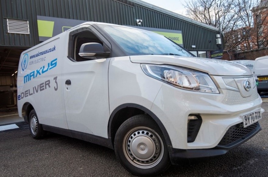 Image of an electric van