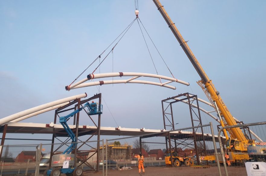 A52 footbridge assembly