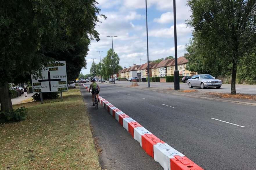 Temporary cycle lanes cheap