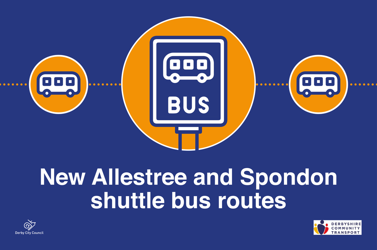 New Allestree and Spondon shuttle bus routes announced