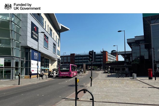 Morledge looking towards Derby Bus Station