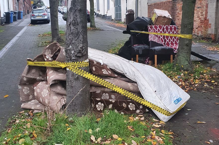 CSI Tape fly-tipping